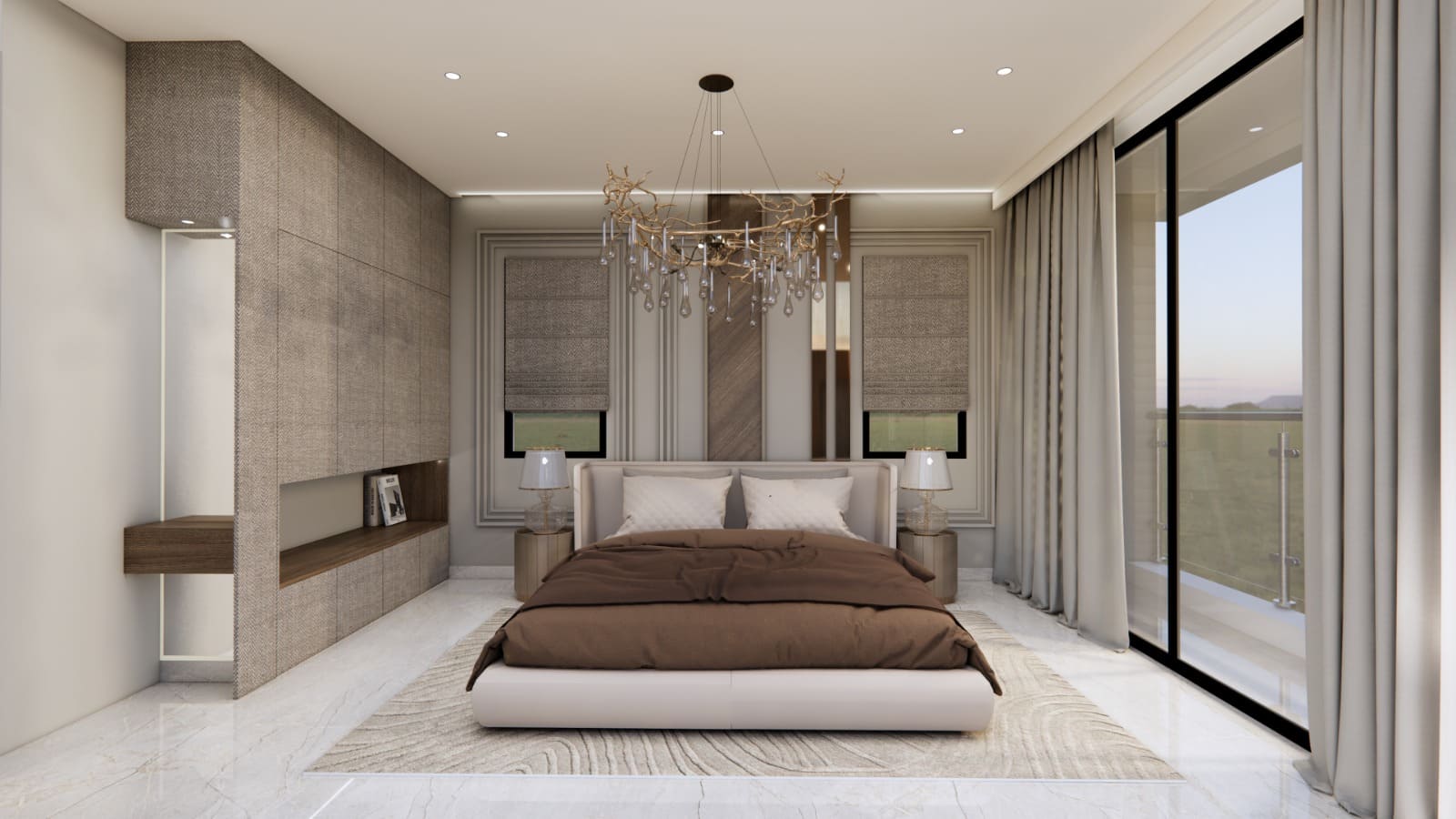 Highgate Residences Master Bedroom – Premium Homes in Srinagar Colony Chennai